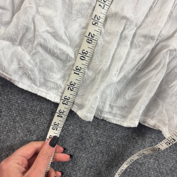 TOMMY BAHAMA Women’s White Cotton Clip Embroidered Coverup Dress size: Medium - Picture 8 of 10